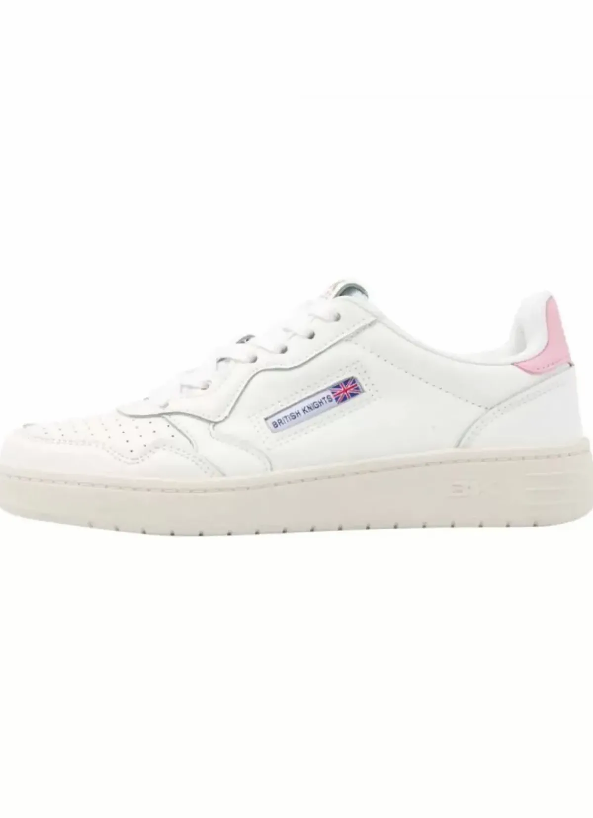 Danefæ Sneakers>British Knight Noors White/Baby Pink
