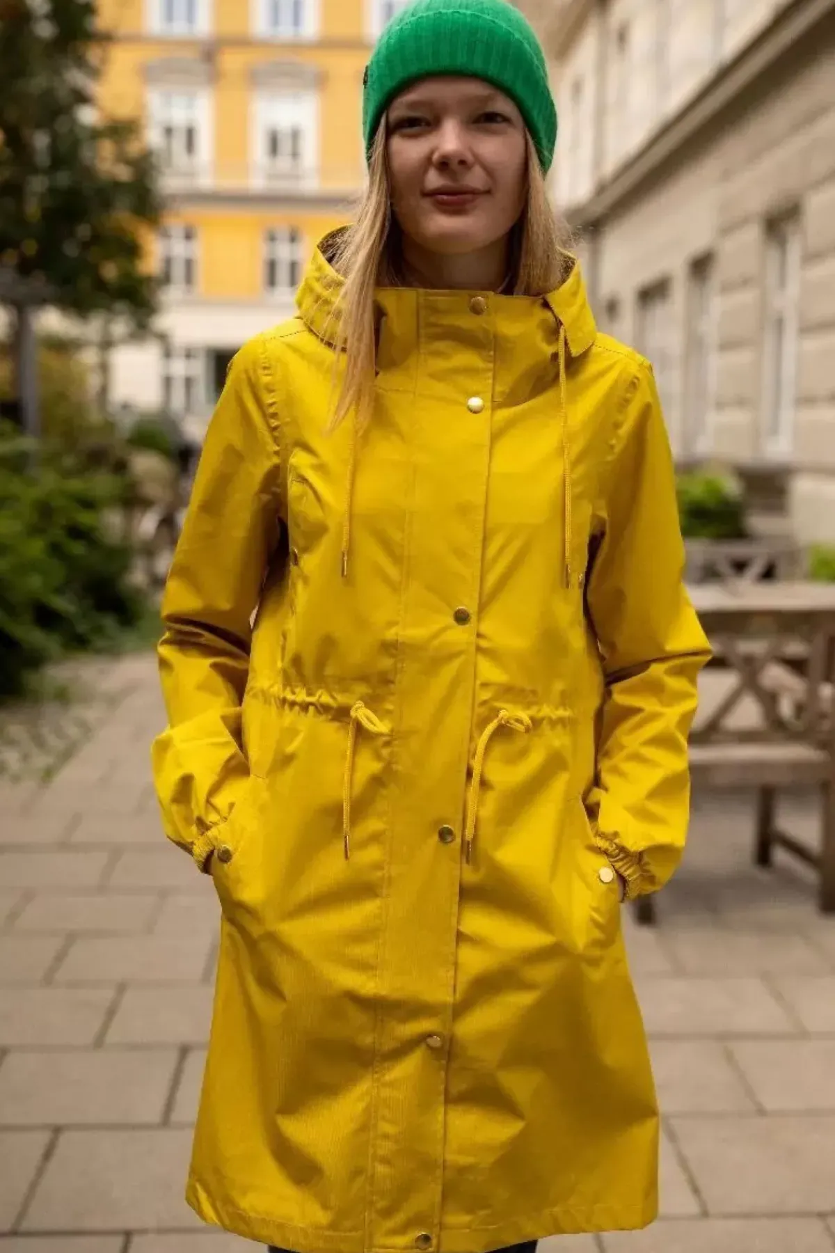 Danefæ Regenjacken>Danaalborg Raincoat Dk Yellow