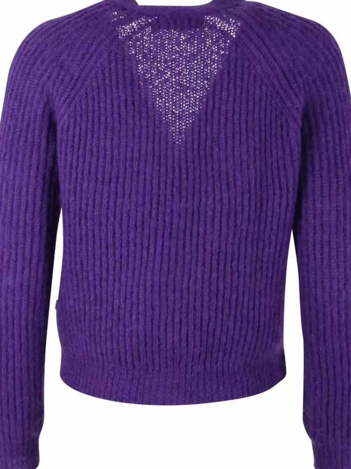 Danefæ Cardigan>Danadorable Wool Cardigan Purple