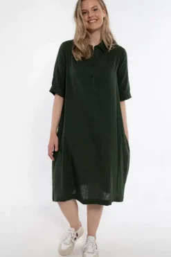 Danefæ Kleider>Danane Cloth Dress Dk Army
