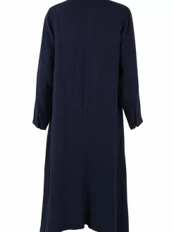 Danefæ Kleider>Danapril Ls Heavy Cloth Dress Dark Navy