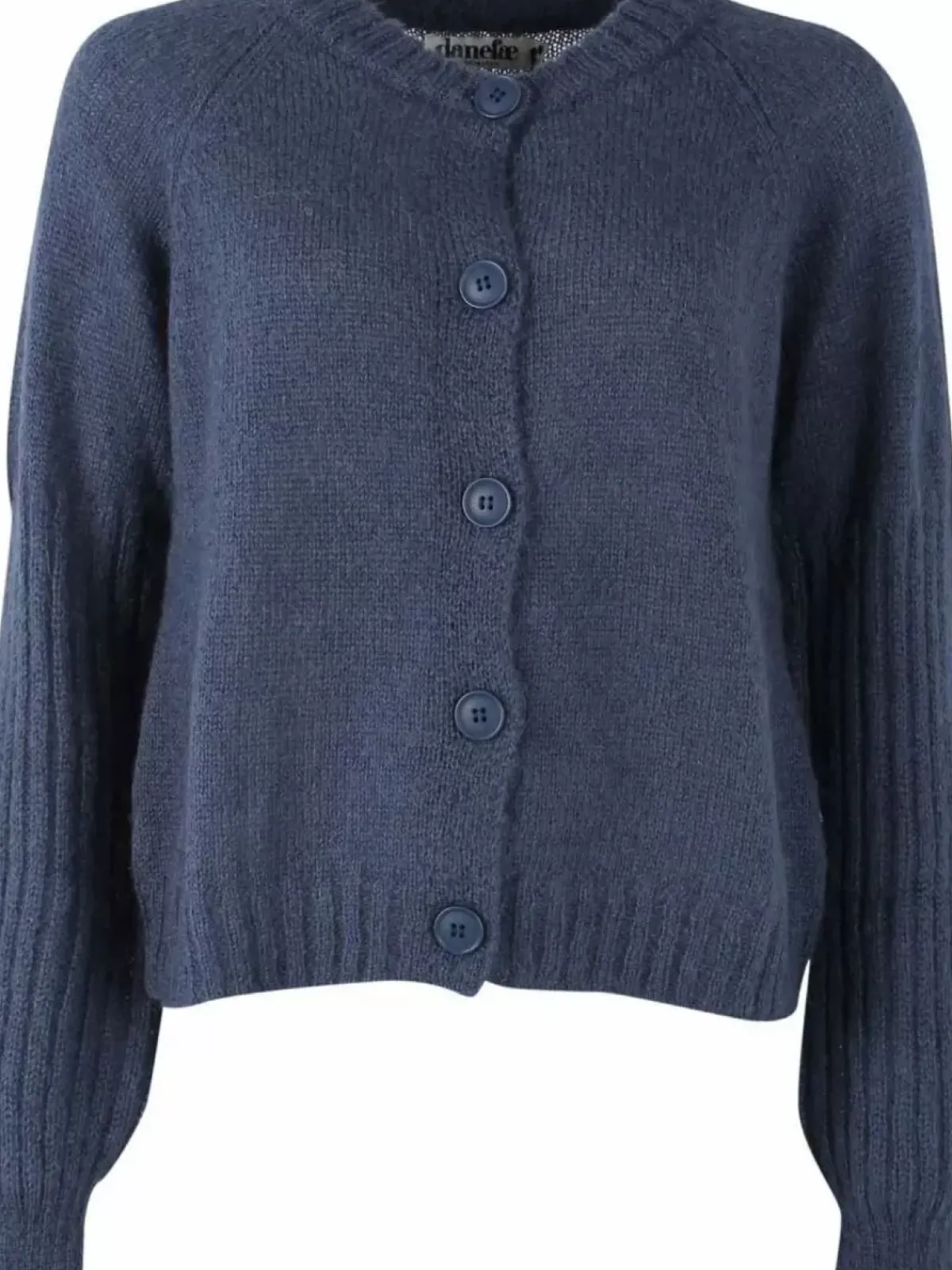 Danefæ Cardigan>Danarnaq Wool Cardigan Marine