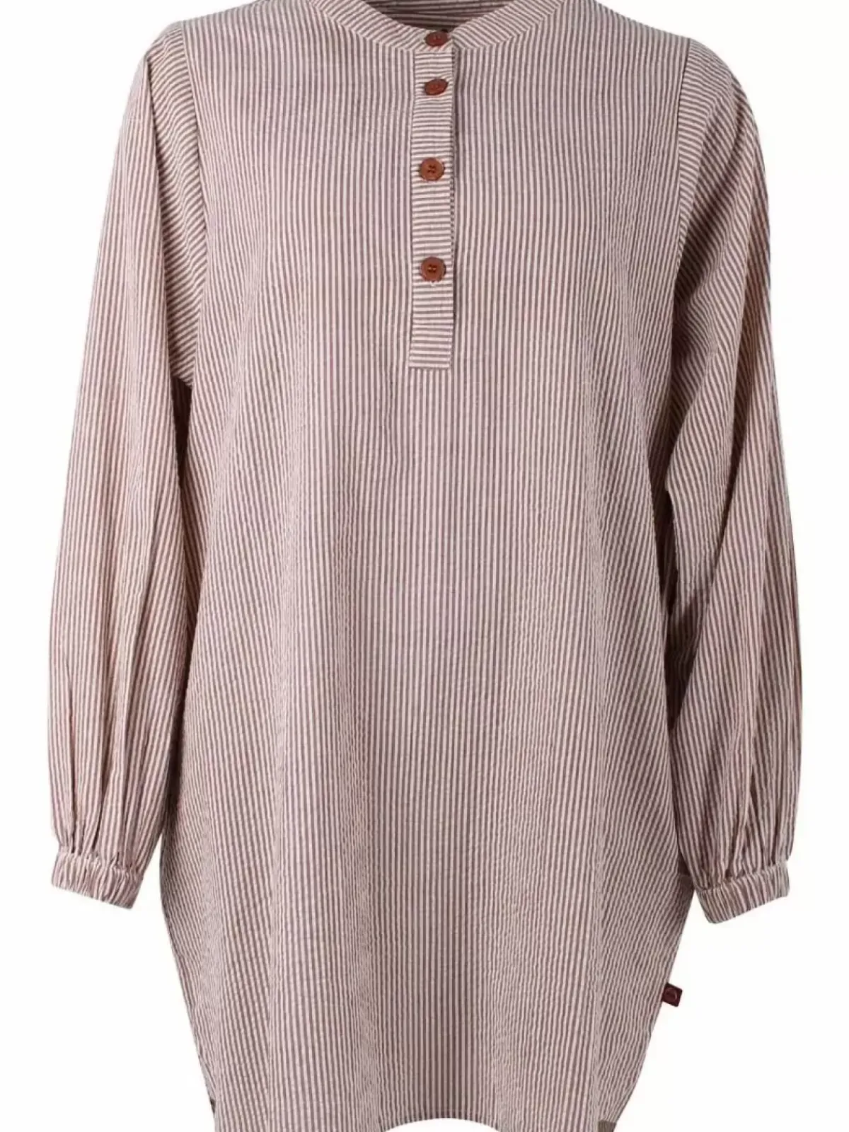 Danefæ Blusen>Danatelier Shirt Brick/Chalk