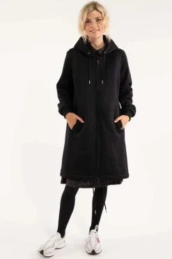 Danefæ Thermokleidung>Danebakke Thermo Coat Black Leaf