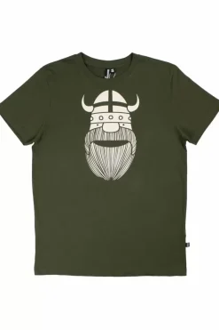 Danefæ T-Shirts>Danebasicmande Ss T Dk Army Erik