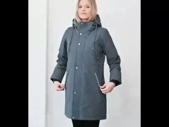 Danefæ Winterjacken>Danebeate Winter Parka Blue Steel