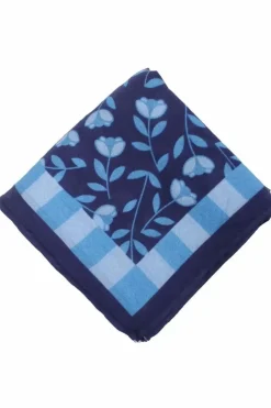 Danefæ Schals>Danebesser Scarf Cold Blue Fleurie