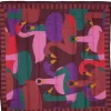 Danefæ Schals>Danebesser Scarf Dark Bordeaux Swanoscope