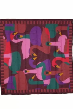 Danefæ Schals>Danebesser Scarf Dark Bordeaux Swanoscope