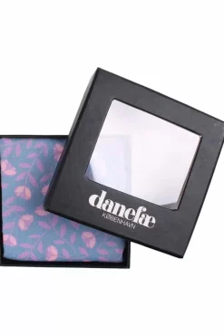 Danefæ Schals>Danebesser Scarf Light Blue Big Fleurie