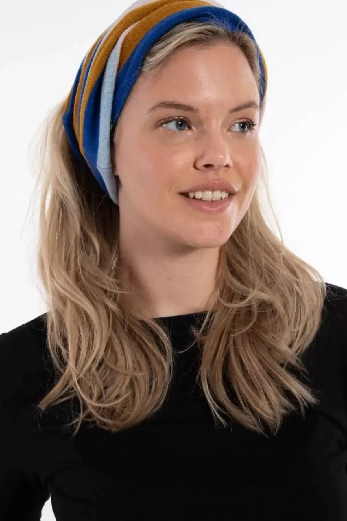 Danefæ Schals>Danebest Friend Merino Neckwarmer Gentle Stripe