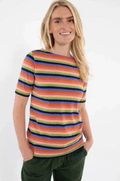 Danefæ T-Shirts>Daneboatneck Cotton Tee Gardengnome