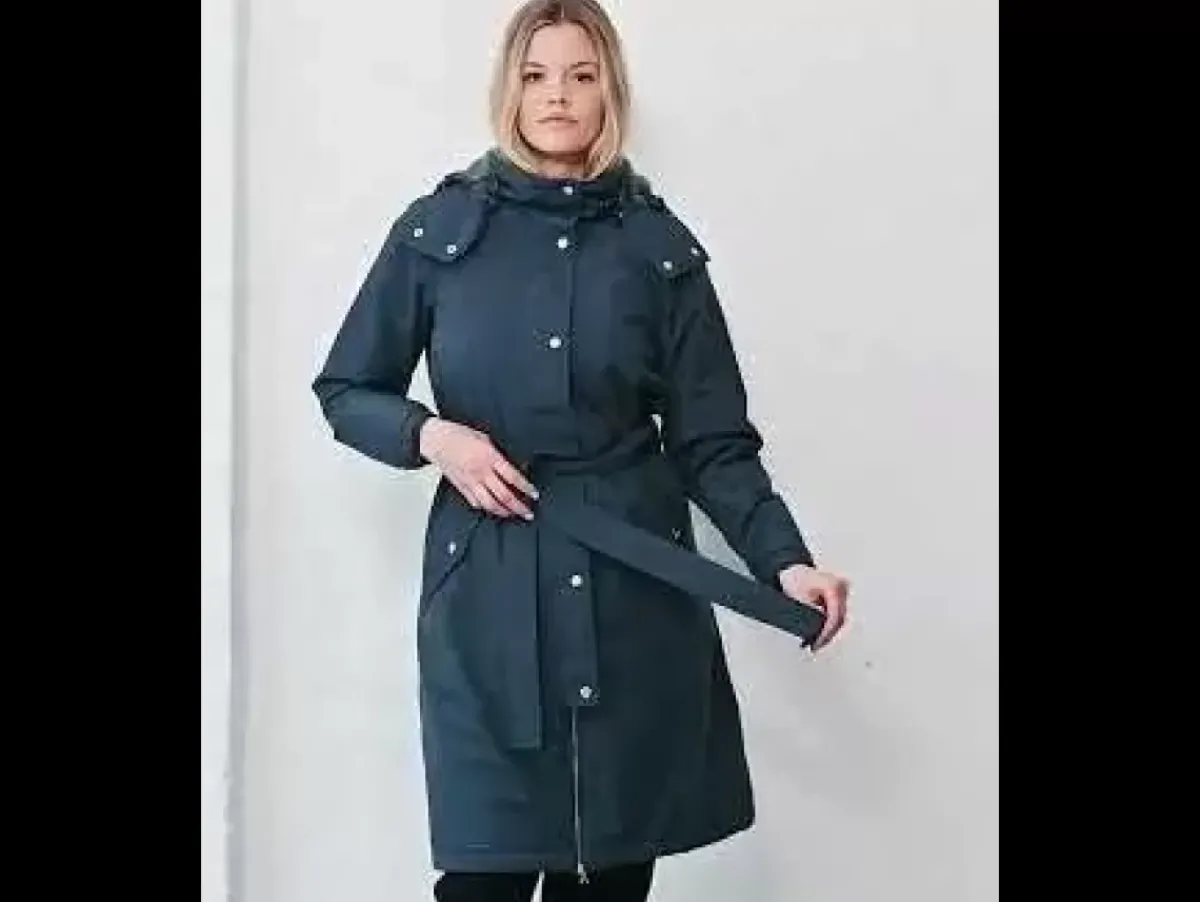 Danefæ Regenjacken>Danebornholm Winter Rain Blue Steel