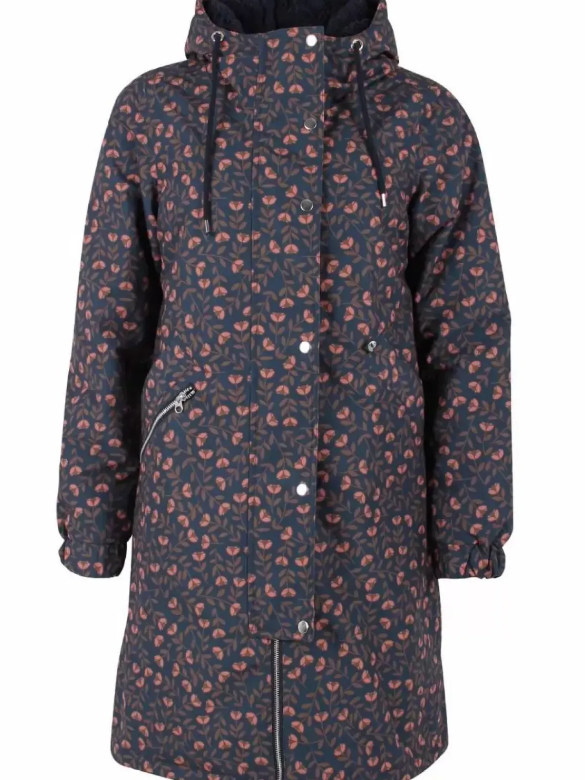 Danefæ Winterjacken>Danebrunhilde Winter Parka Navy Fleurie