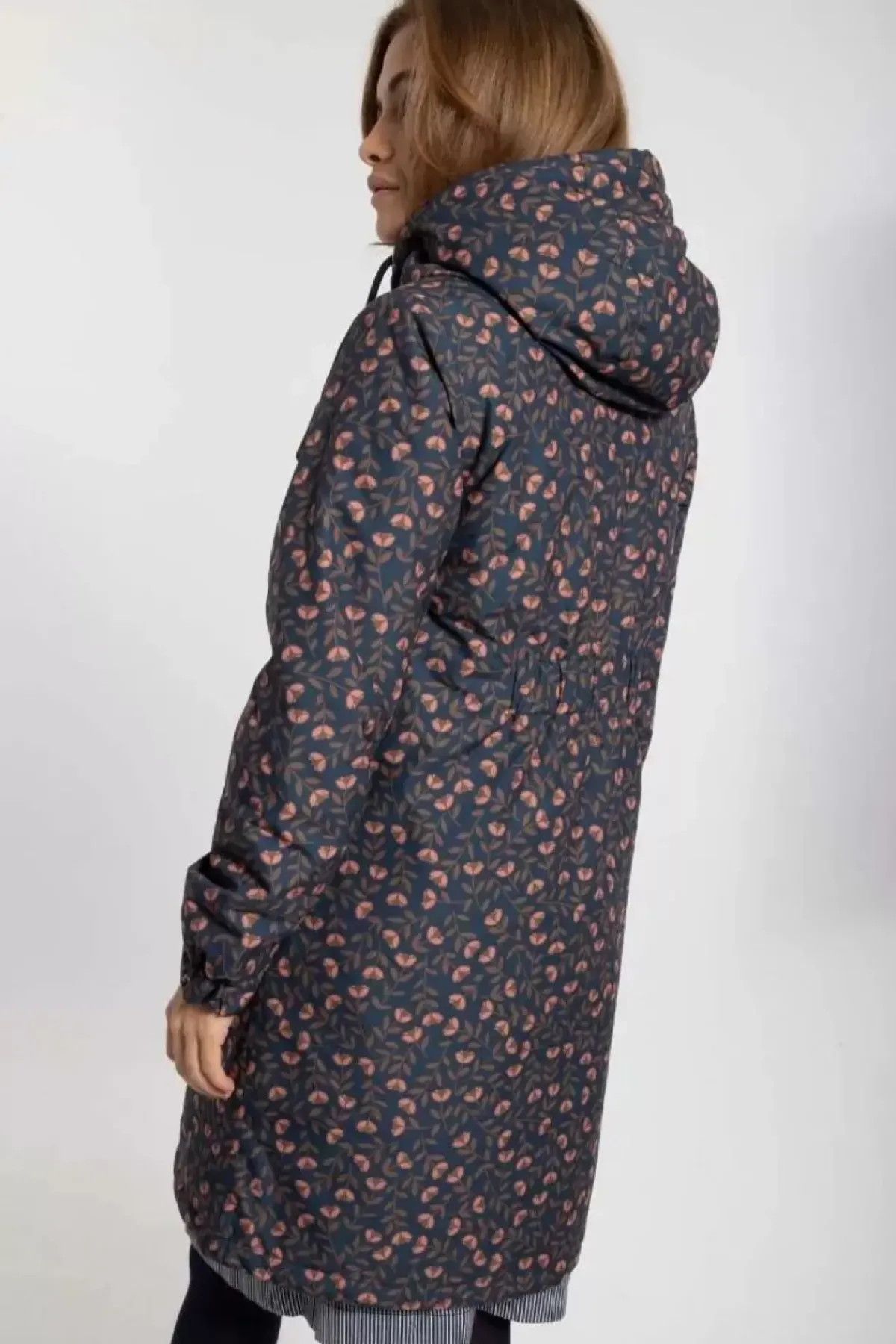 Danefæ Winterjacken>Danebrunhilde Winter Parka Navy Fleurie
