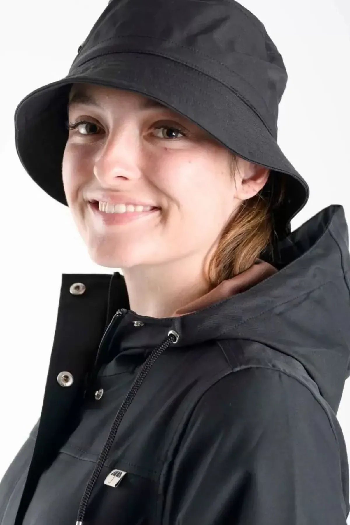 Danefæ Mützen/Hute>Danebucket Rain Hat Black