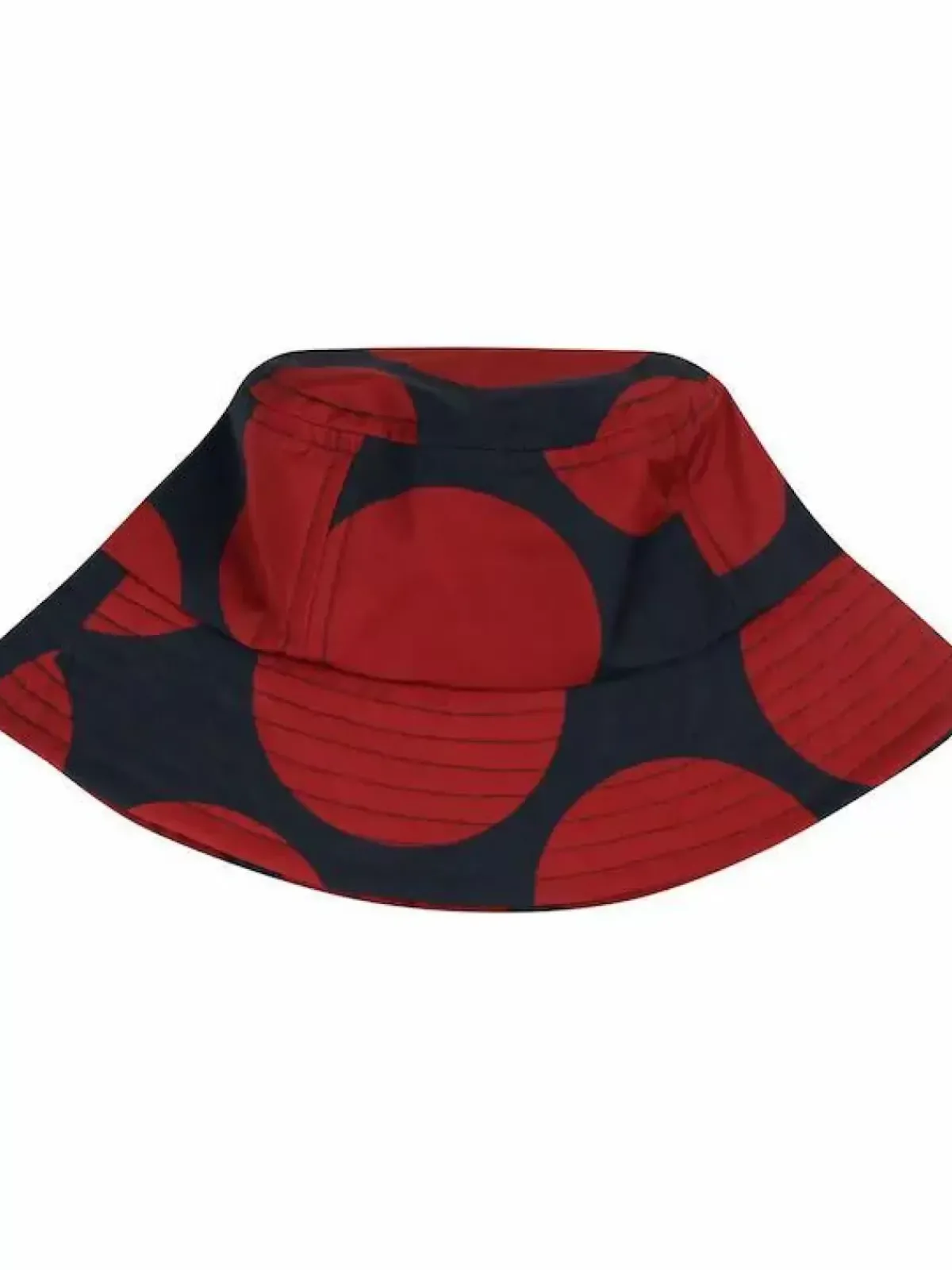 Danefæ Mützen/Hute>Danebucket Rain Hat Dk Navy/Dk Rust Megadot