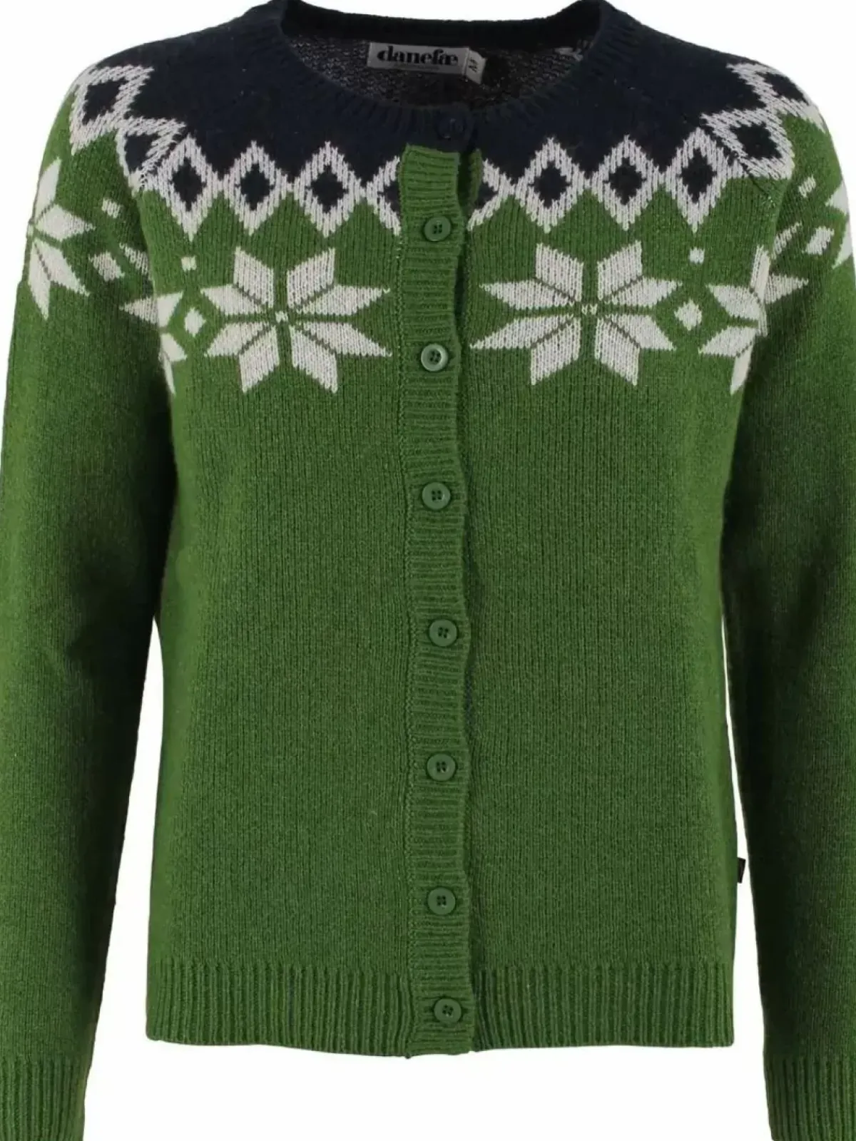 Danefæ Cardigan>Danecabin Cardigan Fall Jungle/Chalk