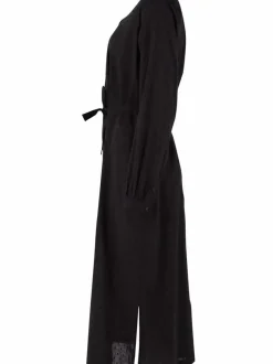 Danefæ Kleider>Danecake Cotton Dot Dress Black