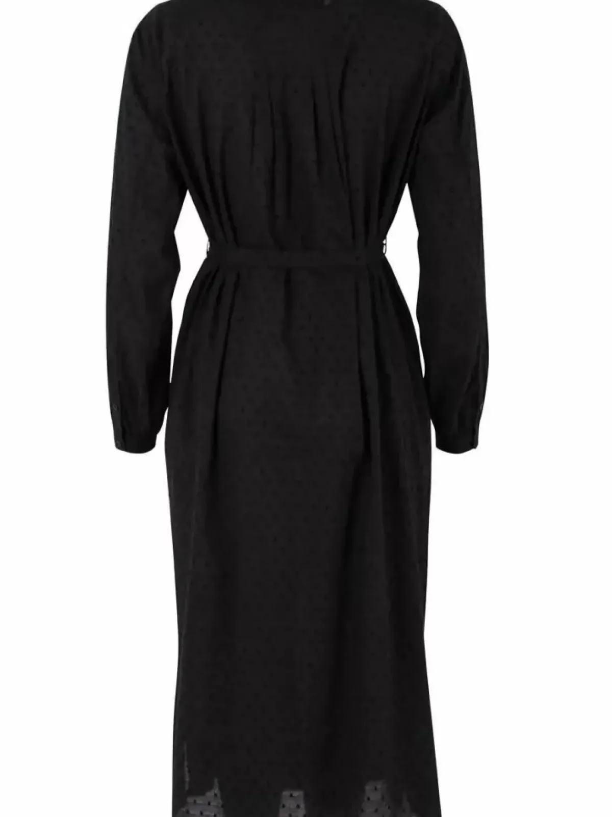 Danefæ Kleider>Danecake Cotton Dot Dress Black
