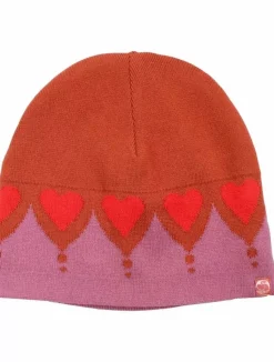 Danefæ Mützen/Hute>Danecarmen Beanie Rust/Old Rose