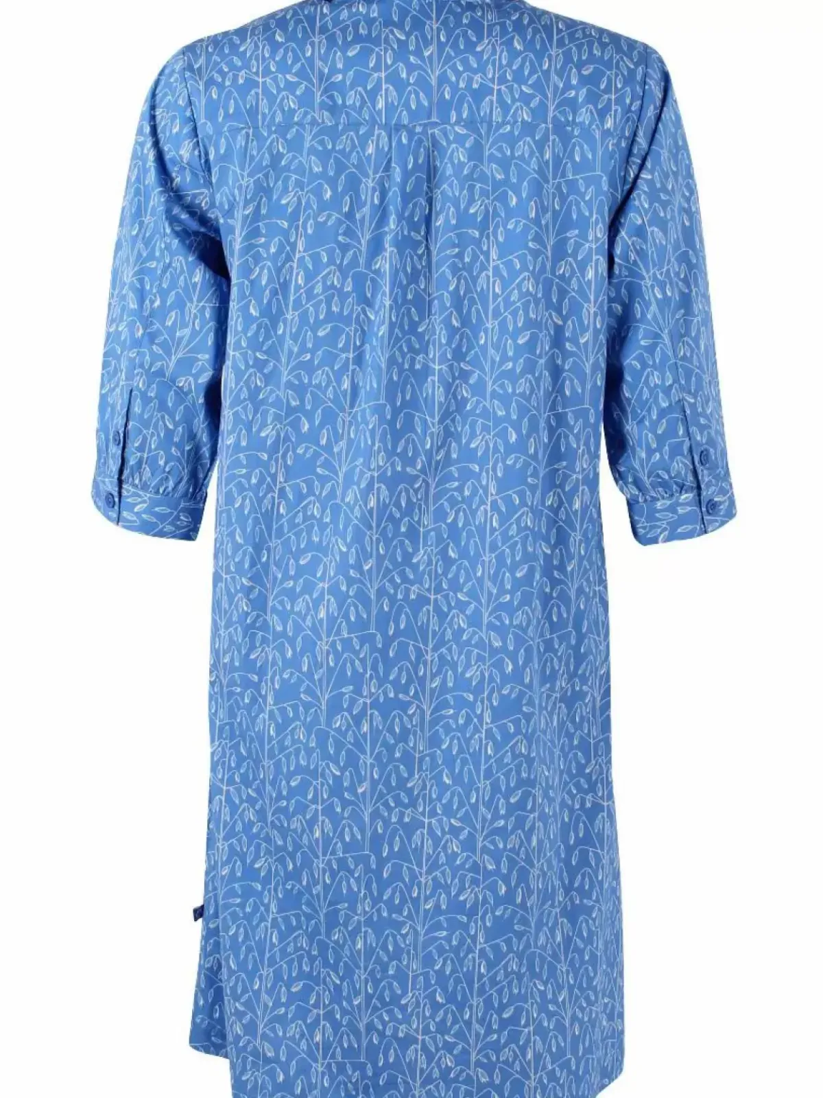Danefæ Kleider>Danecarnation Poplin Dress Cold Blue/Chalk Oats