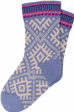 Danefæ Socken Und Strümpfe>Danechalet Wool Socks Porcelaine/Offwhite