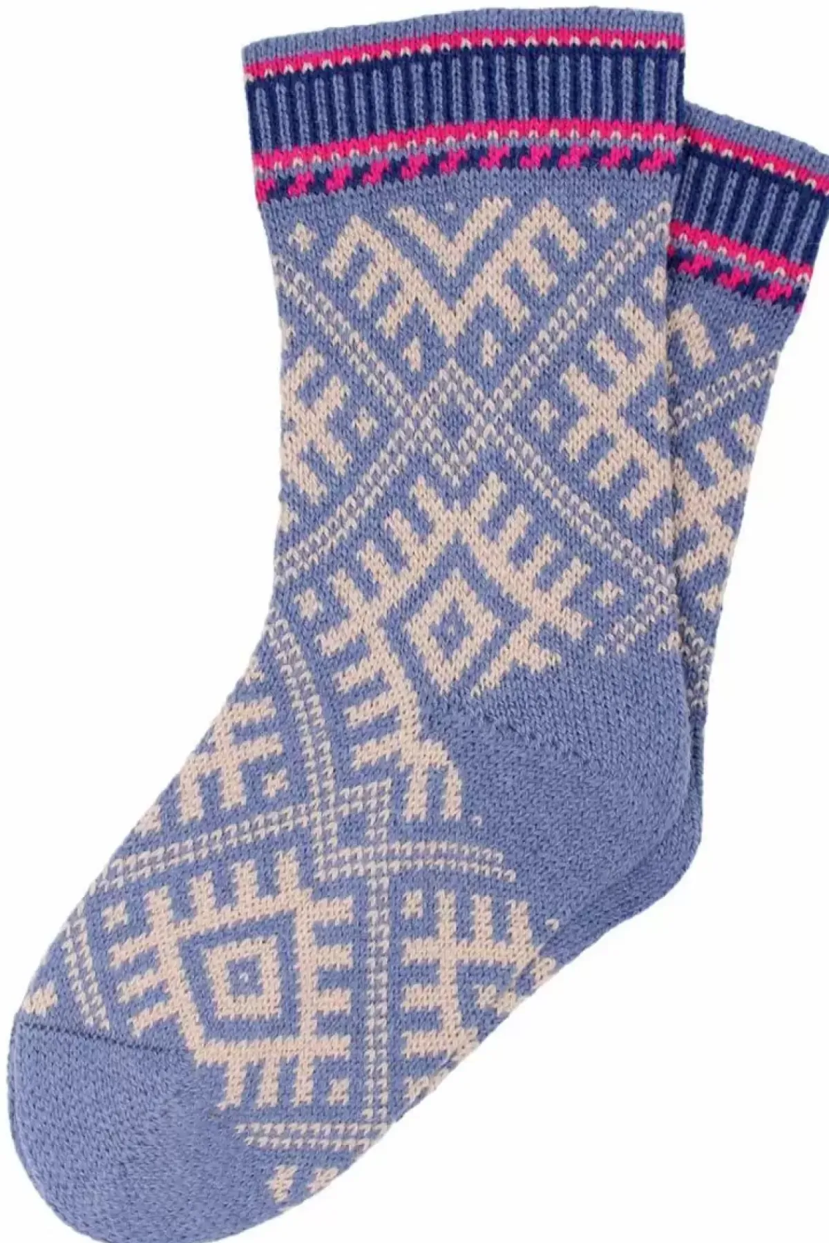 Danefæ Socken Und Strümpfe>Danechalet Wool Socks Porcelaine/Offwhite