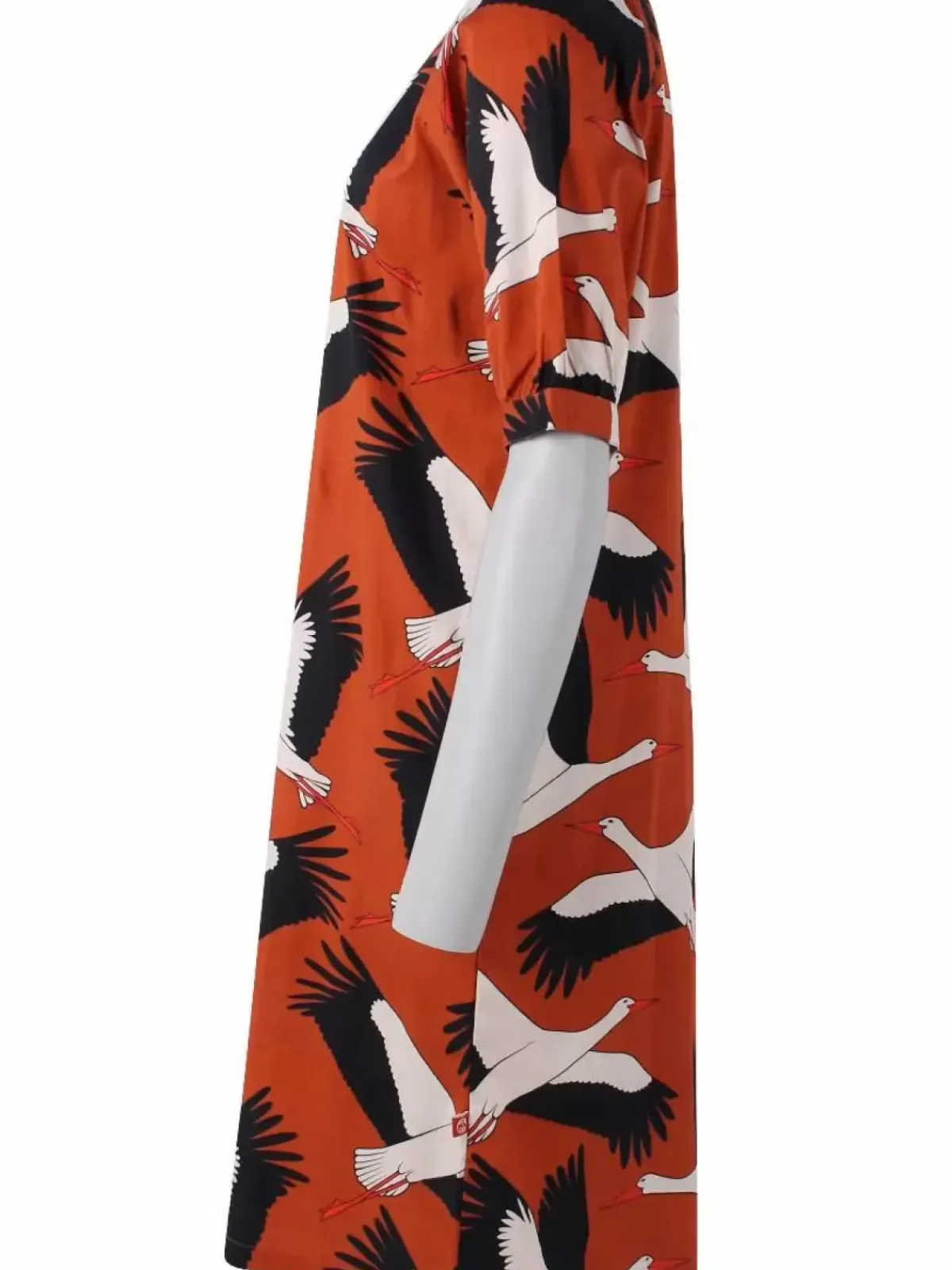 Danefæ Kleider>Danedal Dress Rust Big Stork