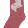 Danefæ Socken Und Strümpfe>Danedanmark Ladies Socks Warm Rose Havfrue