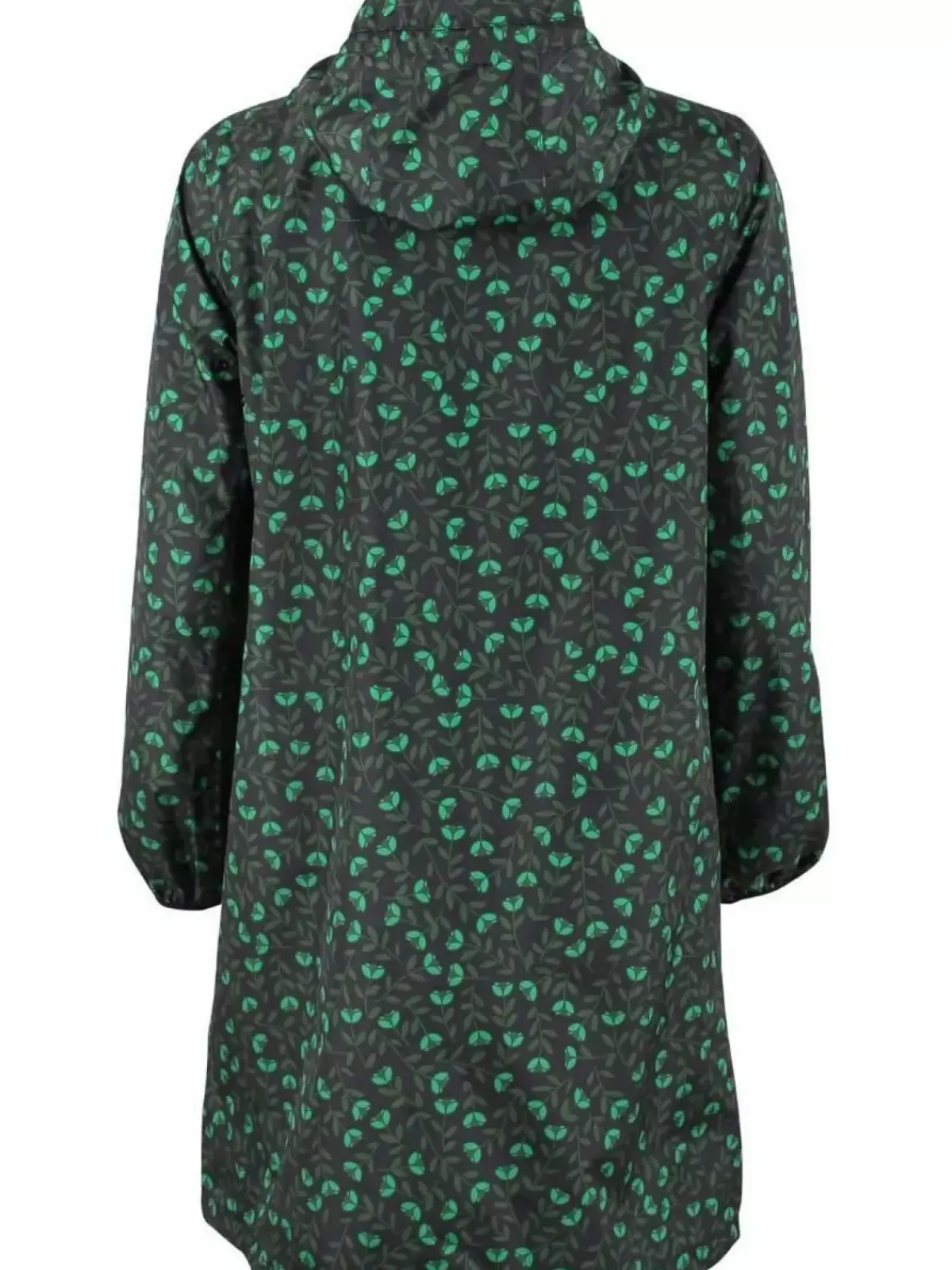 Danefæ Regenjacken>Danedith Rainjacket Black/Khaki Fleurie