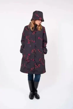 Danefæ Regenjacken>Danedith Rainjacket Black Picabella