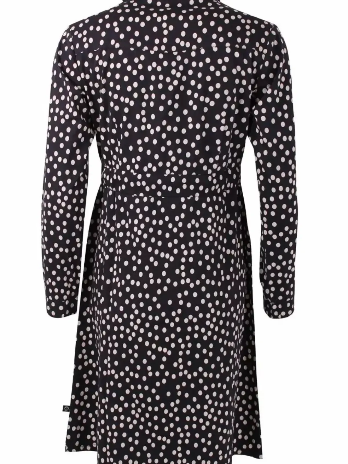 Danefæ Kleider>Daneditte Poplin Dress Black/Chalk Fundots