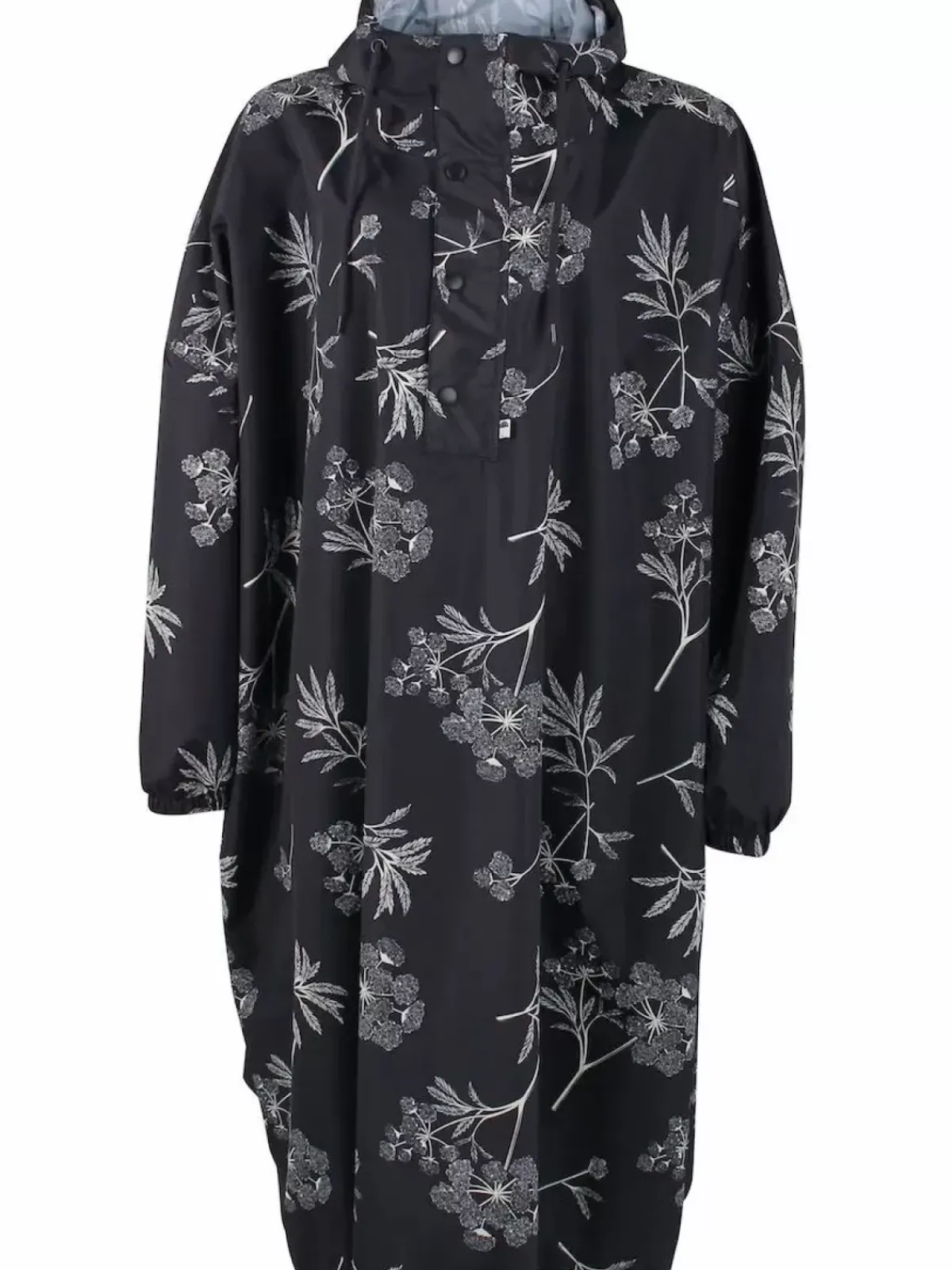 Danefæ Regenjacken>Danedream Drops Rain Poncho Black Hemlock