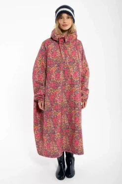 Danefæ Regenjacken>Danedream Drops Rain Poncho Berrygood Pink