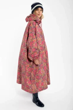 Danefæ Regenjacken>Danedream Drops Rain Poncho Berrygood Pink