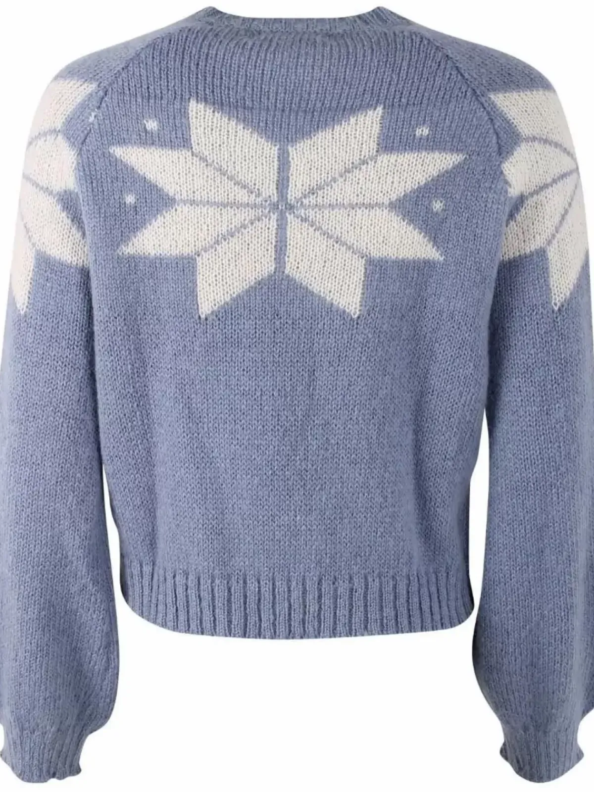 Danefæ Strickwaren>Danefantastic Flakes Wool Sweater Porcelaine/Chalk