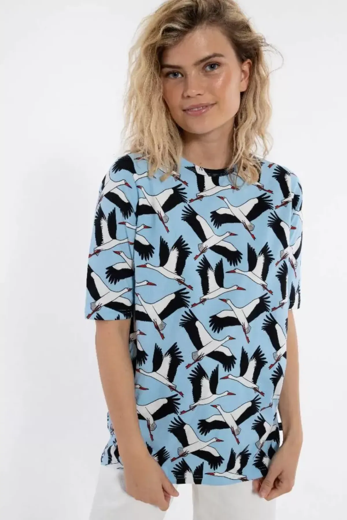 Danefæ Tunicas>Danefield Tunika Light Blue Stork