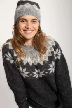 Danefæ Strickwaren>Danefjeld Sweater Grey Melange