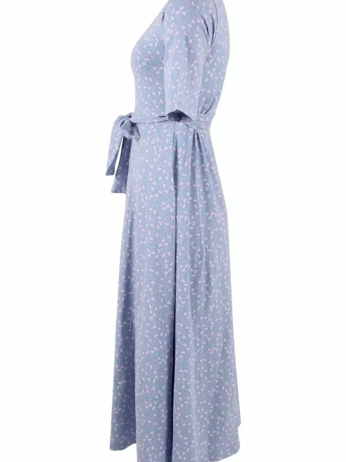 Danefæ Kleider>Daneflora Cotton Dress Light Blue Fleurie