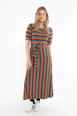 Danefæ Kleider>Daneflora Viscose Dress Warmglow