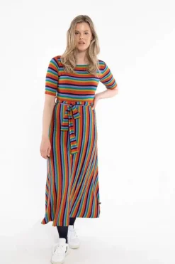 Danefæ Kleider>Daneflora Viscose Dress Warmglow