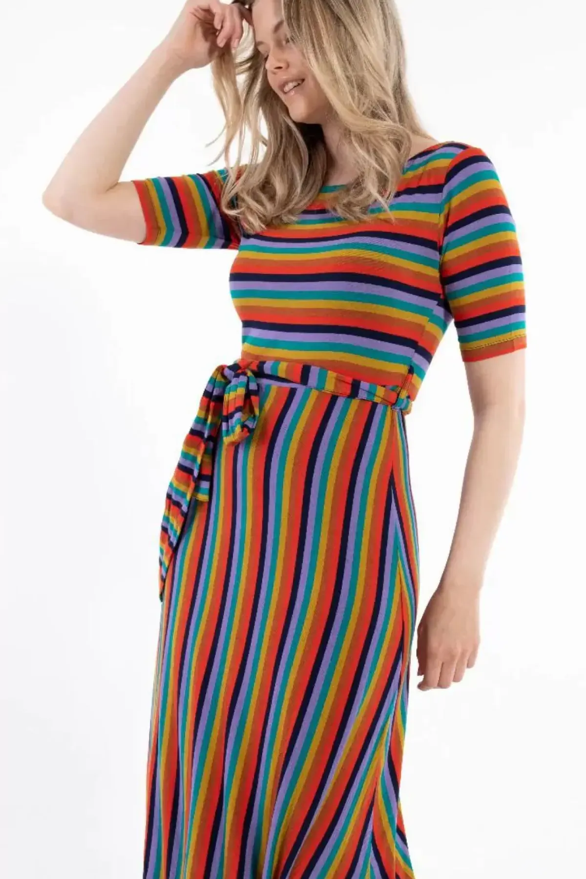 Danefæ Kleider>Daneflora Viscose Dress Warmglow