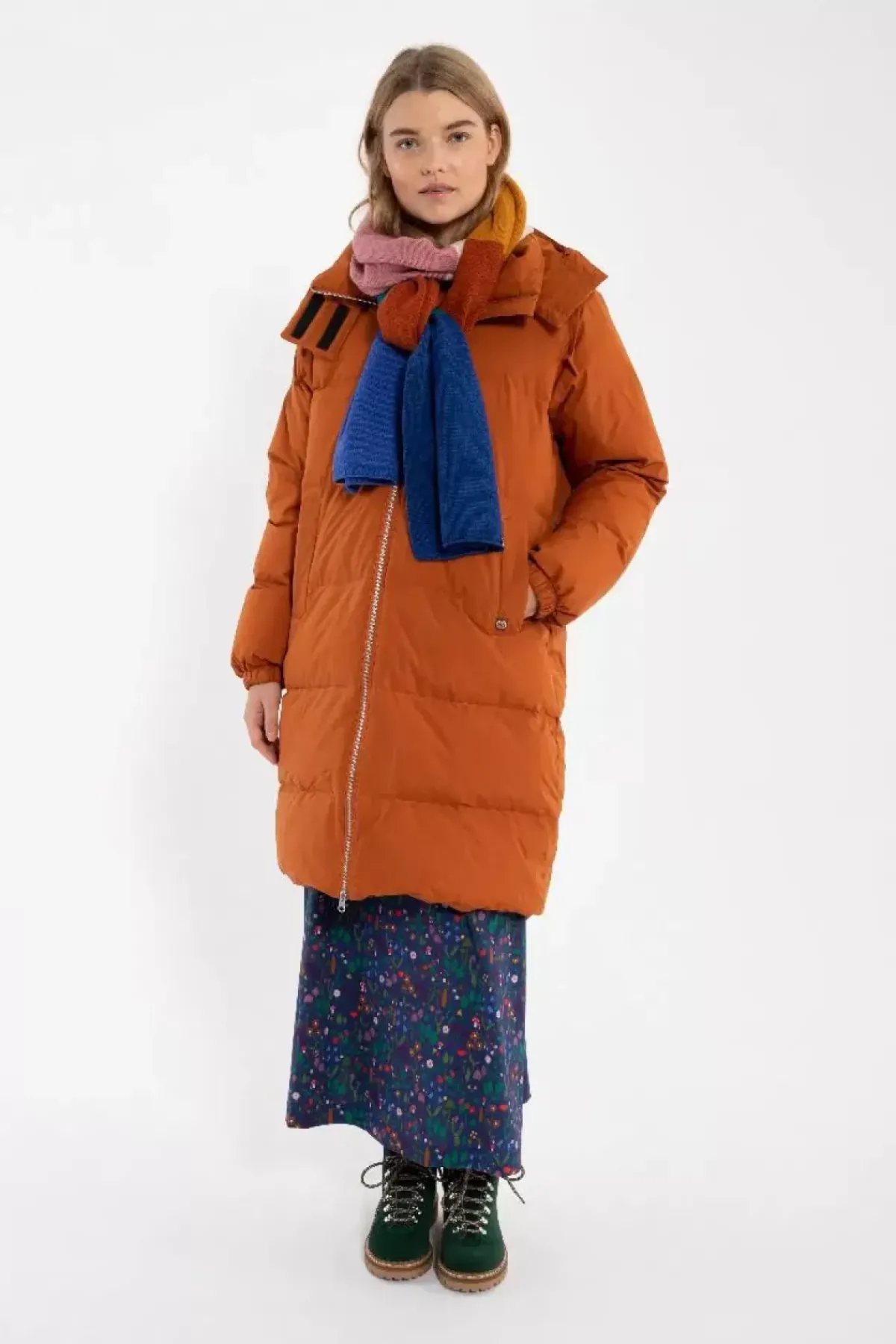 Danefæ Winterjacken>Daneget Down Winter Coat Rust