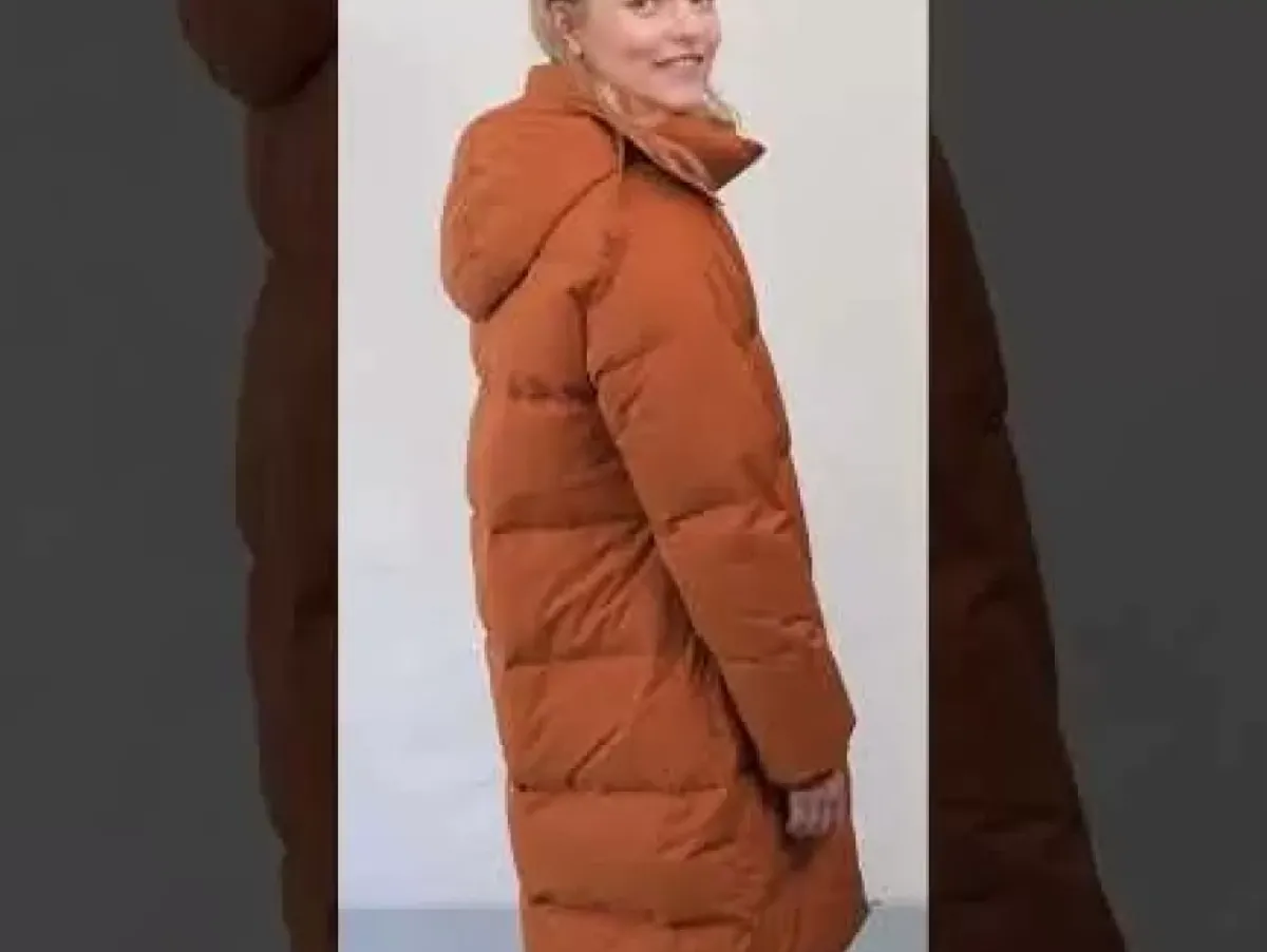 Danefæ Winterjacken>Daneget Down Winter Coat Rust