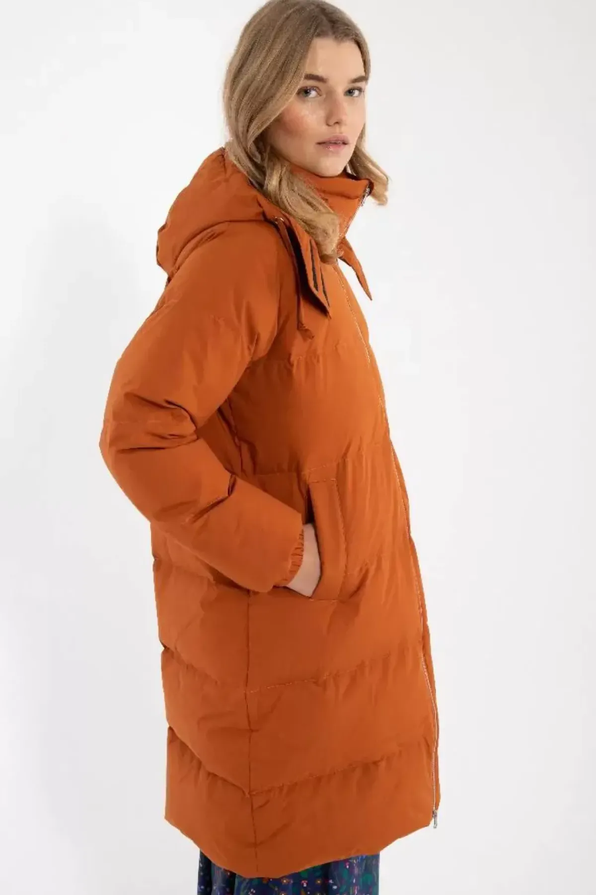 Danefæ Winterjacken>Daneget Down Winter Coat Rust