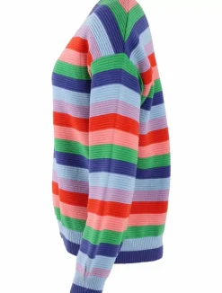 Danefæ Strickwaren>Danegold 3D Crotchet Knit Sweater Multicolor 1