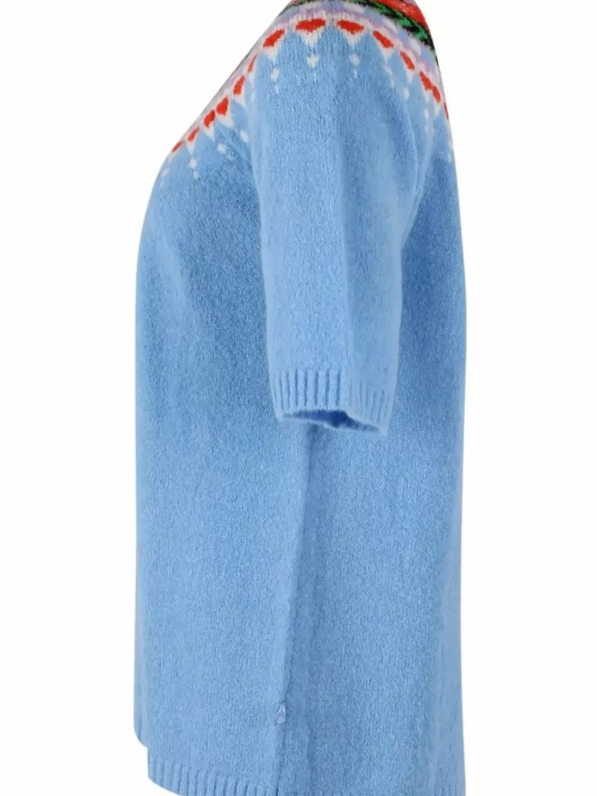 Danefæ Strickwaren>Danegooddeed Wool Sweater Tee Iceblue