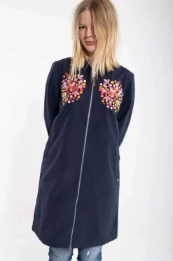 Danefæ Übergangsjacken>Danegudrun Jacket Navy Berry Emby