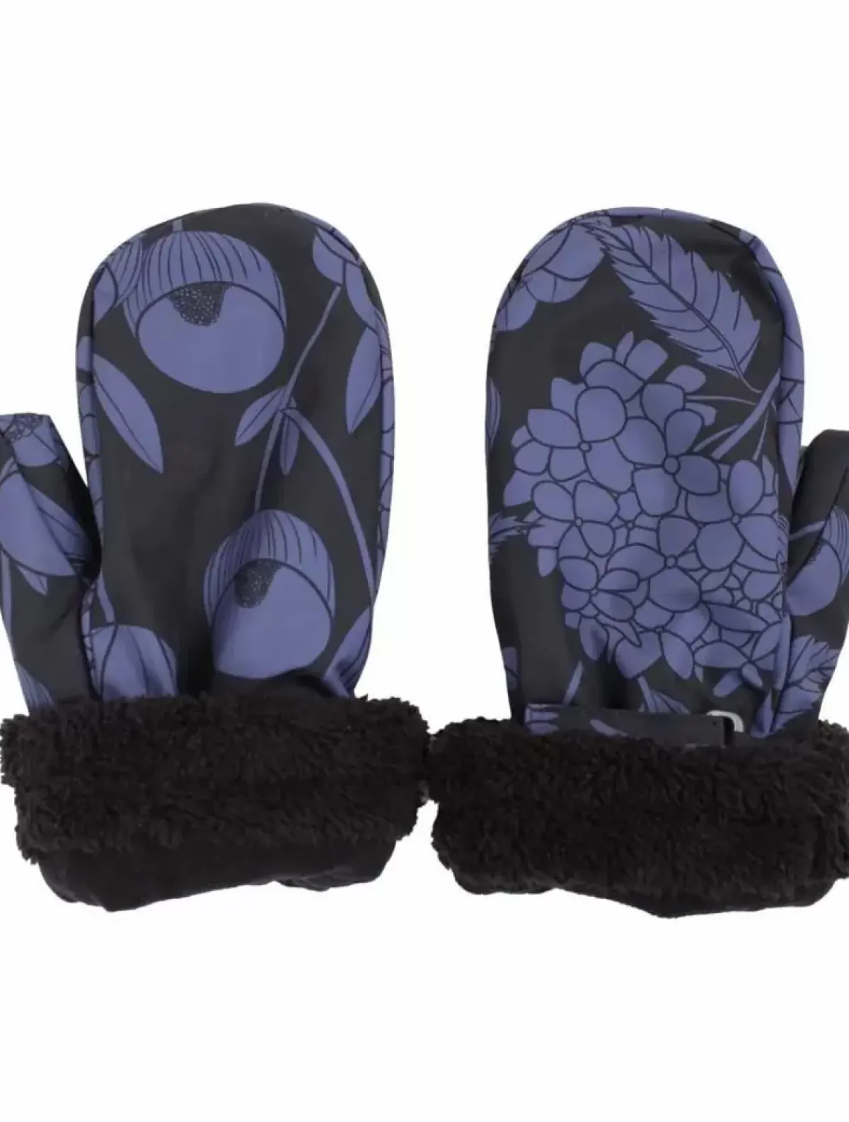 Danefæ Handschuhe>Danehandy Mittens Black Hortensia